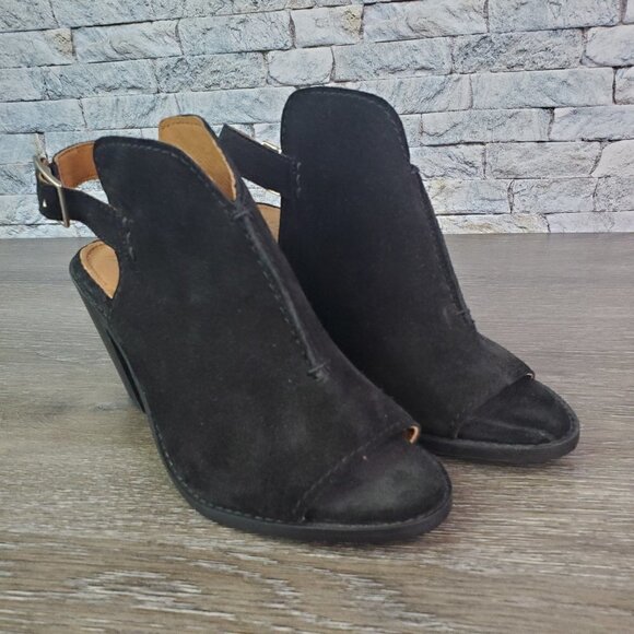 New Frye Courtney Sling Bootie Glove Peep Toe - Picture 3 of 13